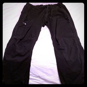 Black scrub pants by Koi
